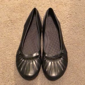 Clark’s Privo Gunmetal Grey Dressy Flats
